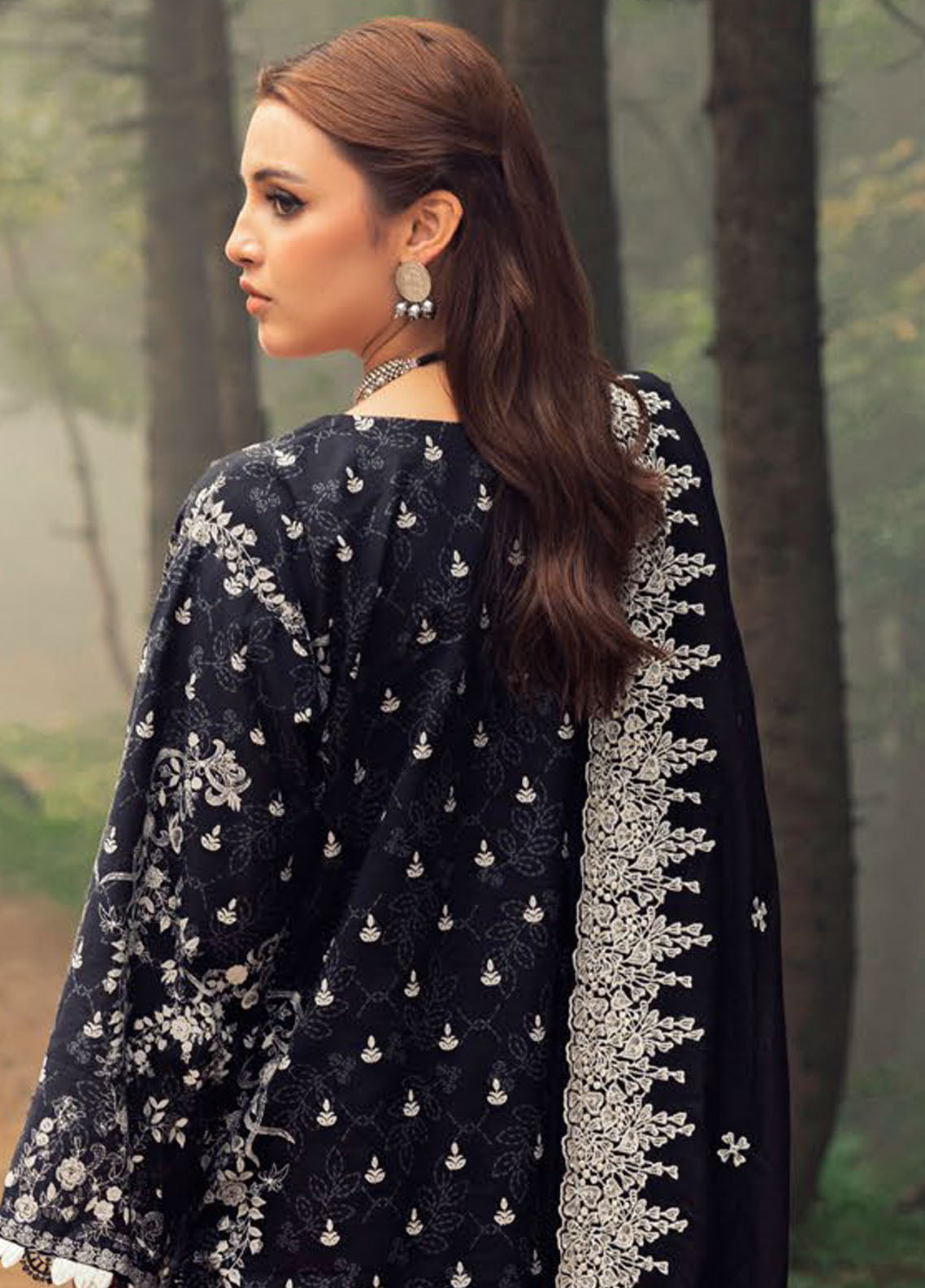 Gul Ahmed Embroidered Khaddar Suits Unstitched 3 Piece GA24UW CN-42002 - Winter Collection