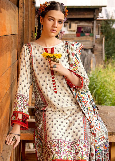 Gul Ahmed Printed Cotail Suits Unstitched 3 Piece GA24UW CV-42002 - Winter Collection