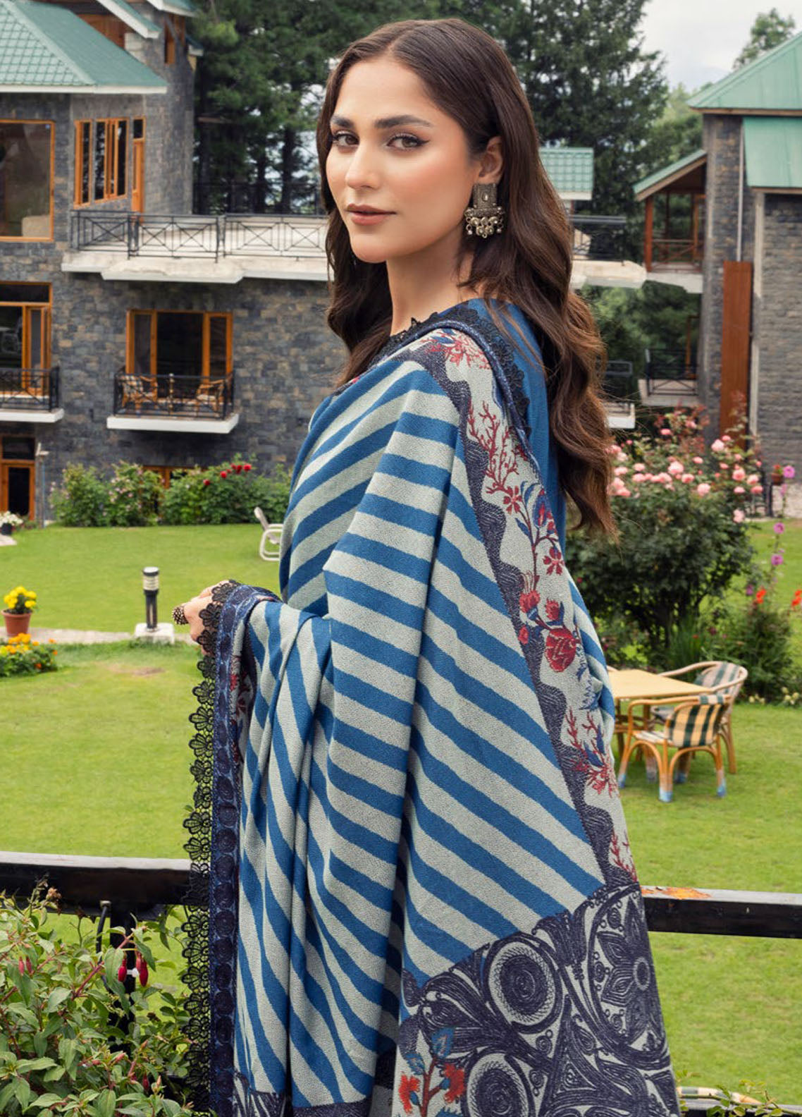 Gul Ahmed Printed Dhanak Suits Unstitched 3 Piece GA24UW DH-42009 - Winter Collection