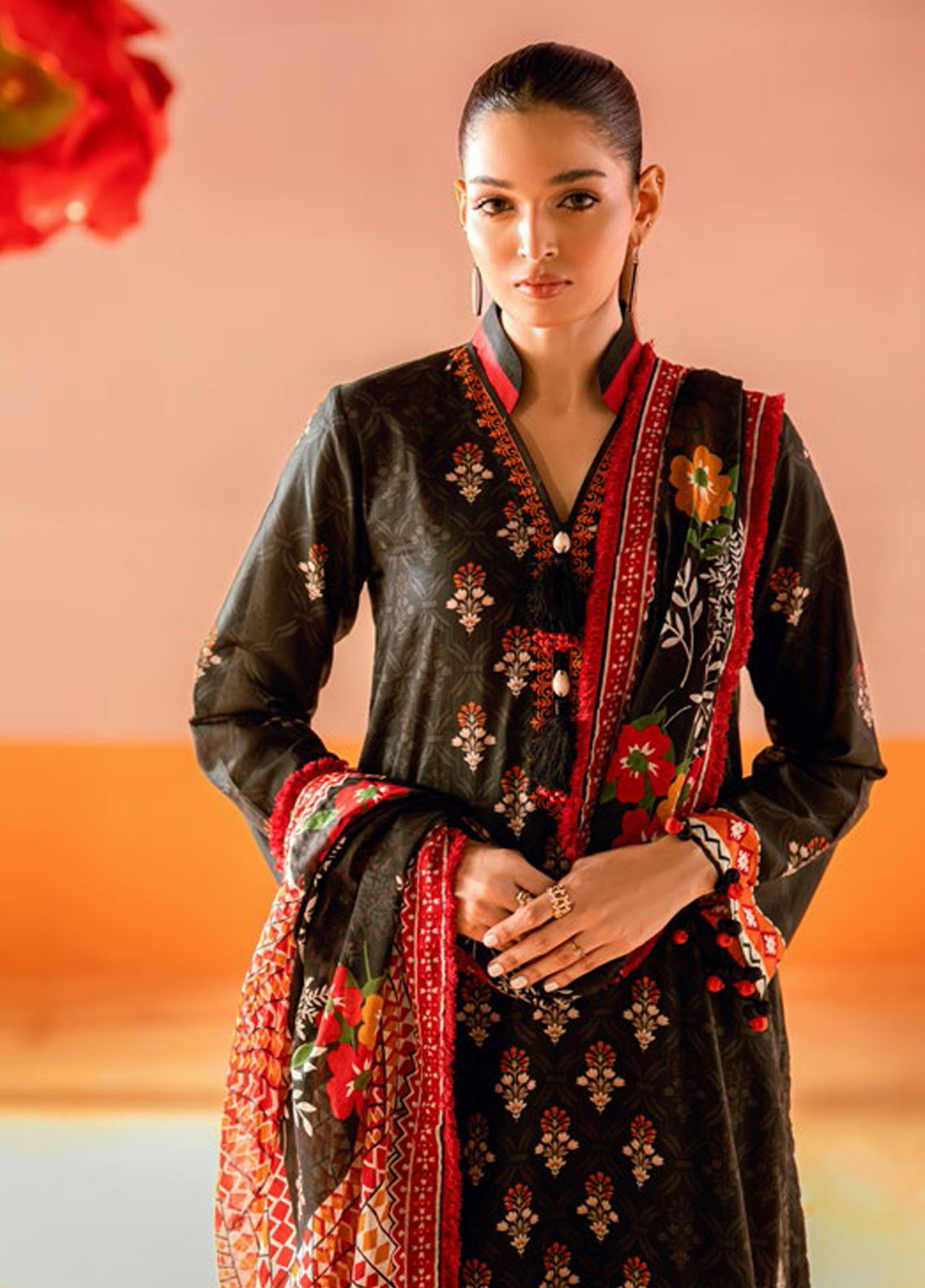 Gul Ahmed Printed Lawn Suits Unstitched 3 Piece CL62055