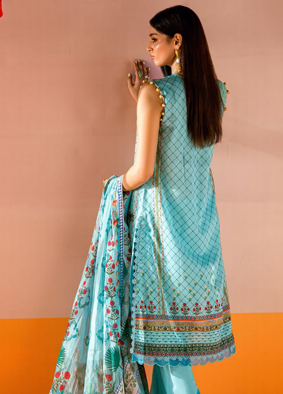 Gul Ahmed Printed Lawn Suits Unstitched 3 Piece CL62059