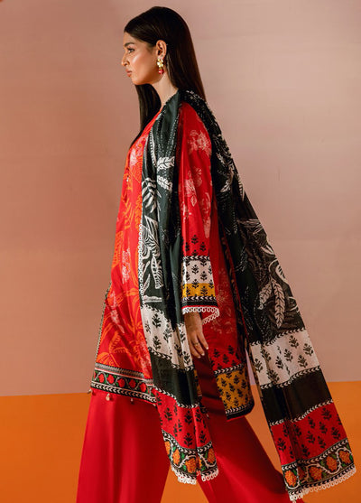 Gul Ahmed Printed Lawn Suits Unstitched 3 Piece CL62060