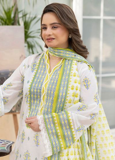 Gul Ahmed Printed Lawn Unstitched Suits 3 Piece GA25MS CL-52665