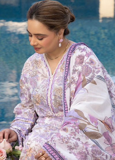 Gul Ahmed Printed Lawn Unstitched Suits 3 Piece GA25MS CL-52666