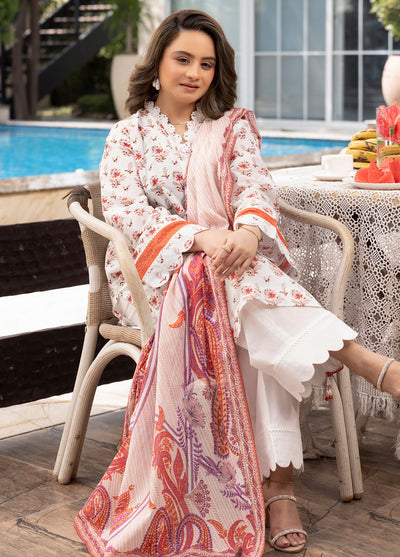 Gul Ahmed Printed Lawn Unstitched Suits 3 Piece GA25MS CL-52667