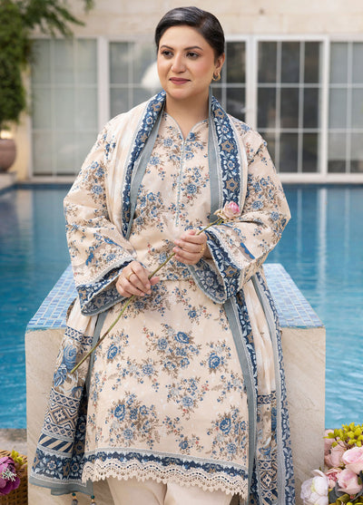 Gul Ahmed Printed Lawn Unstitched Suits 3 Piece GA25MS CL-52669