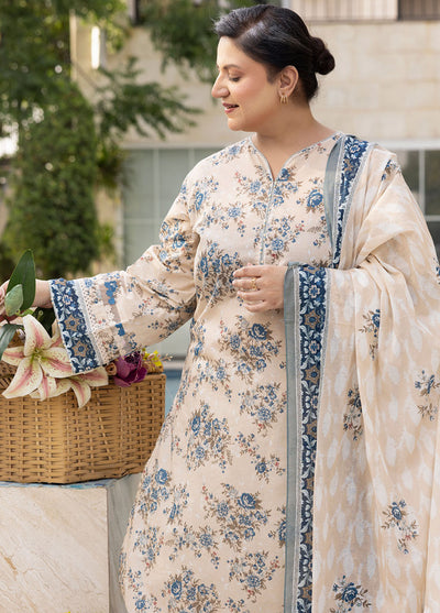 Gul Ahmed Printed Lawn Unstitched Suits 3 Piece GA25MS CL-52669