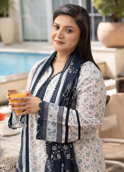 Gul Ahmed Printed Lawn Unstitched Suits 3 Piece GA25MS CL-52674