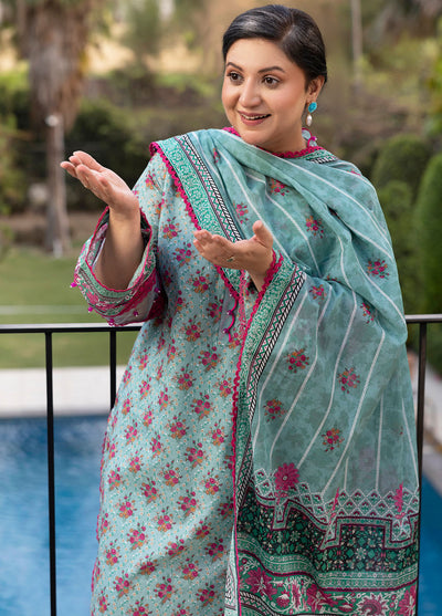 Gul Ahmed Printed Lawn Unstitched Suits 3 Piece GA25MS CL-52676
