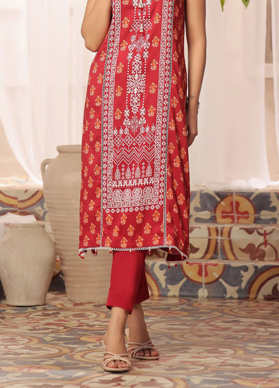 Gul Ahmed Printed Linen Unstitched Kurti GA24UW VS-42001 - Winter Collection