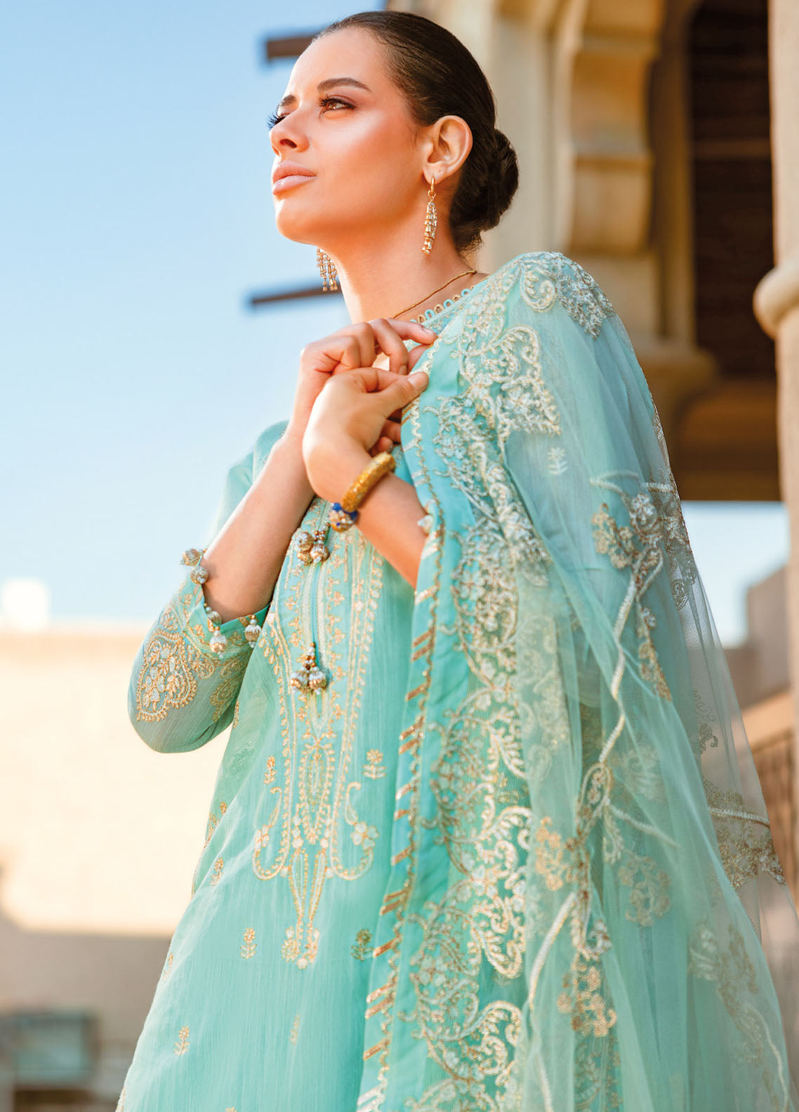 Gul Ahmed Luxury Festive Eid Collection 2024 FE-42071