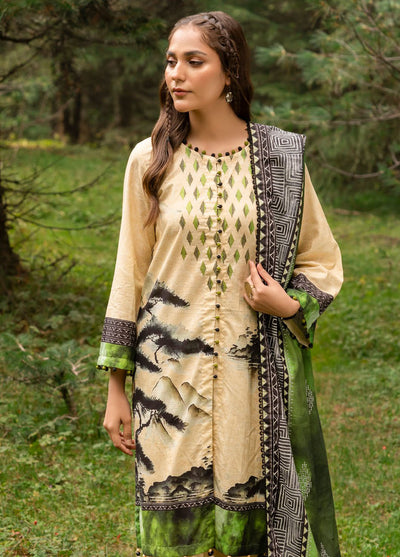 Gul Ahmed Embroidered Light Khaddar Suits Unstitched 3 Piece GA24UW K-42013 L - Winter Collection