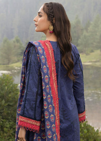 Gul Ahmed Embroidered Light Khaddar Suits Unstitched 3 Piece GA24UW K-42018 L - Winter Collection