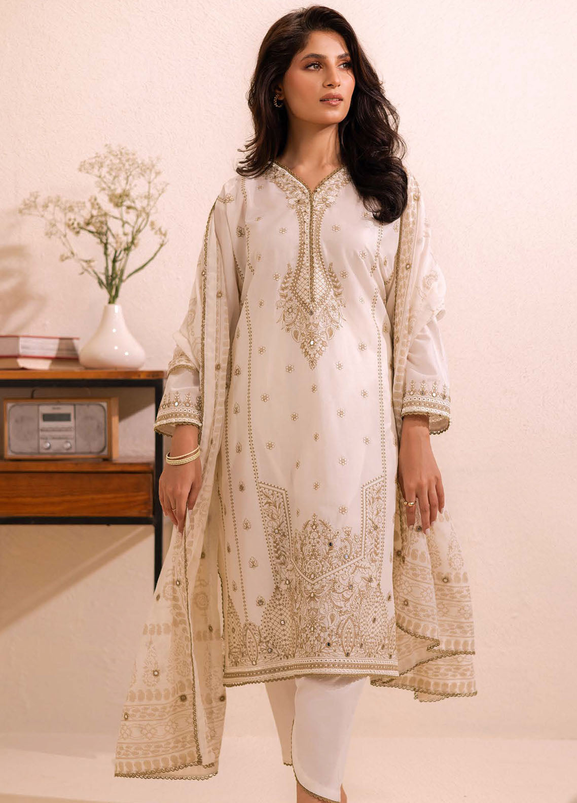 Gul Ahmed Unstitched Summer Collection 2024 Vol-2 PC 42008