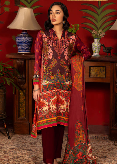 Gul Ahmed Linen Luxe Winter Unstitched Collection 2023 Vol-5 CV 32003