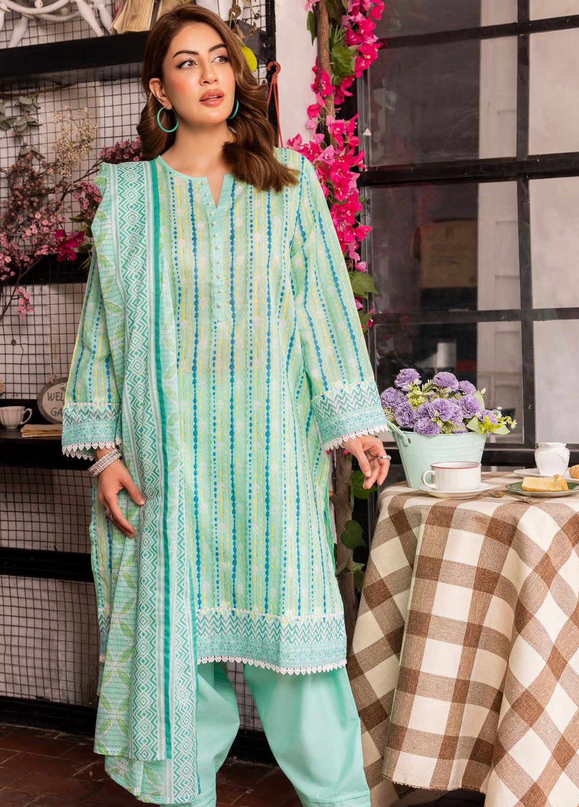 Gul Ahmed Unstitched Summer Collection 2024 Vol-2 CL 42295 A