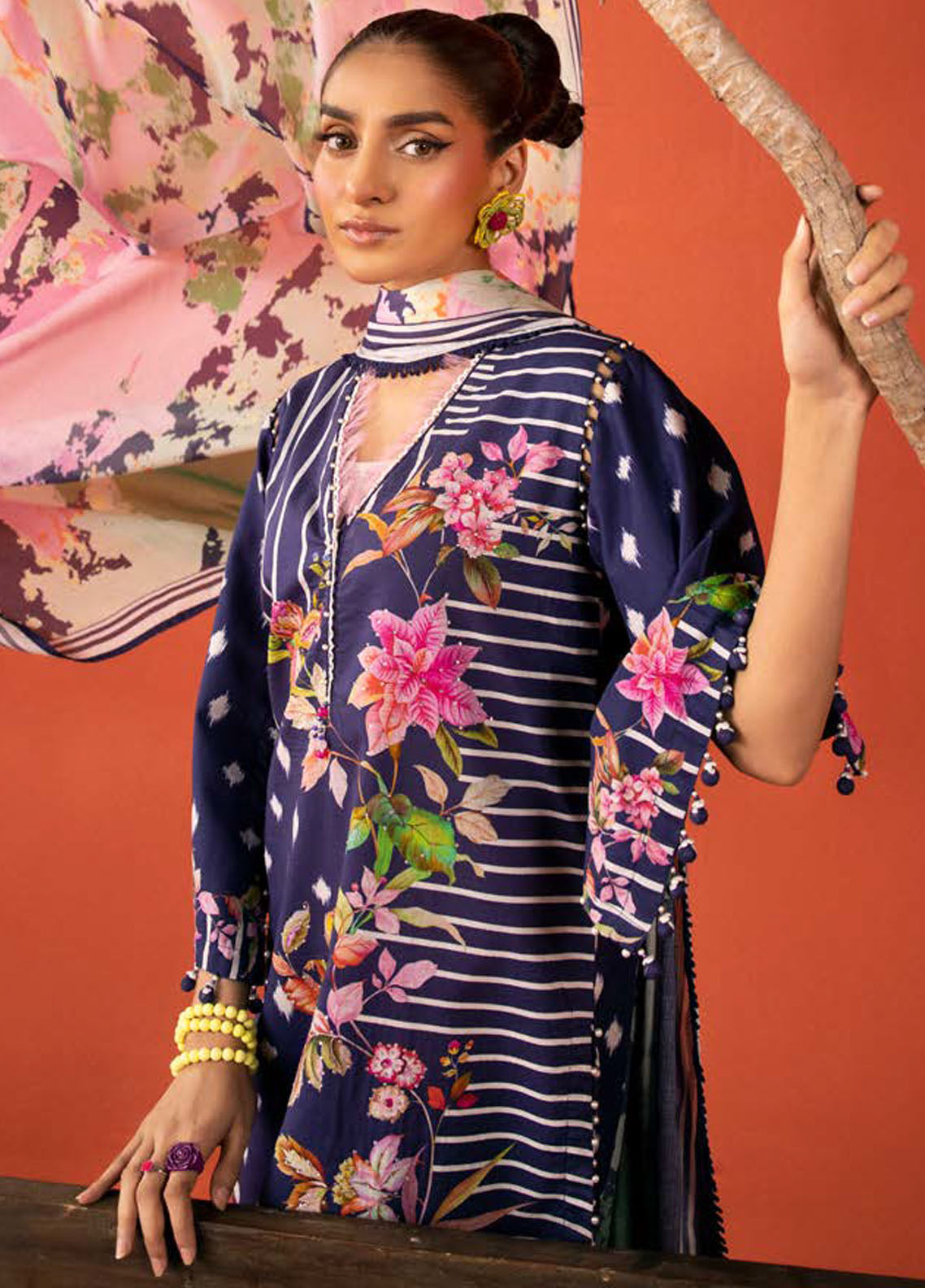 Gul Ahmed Unstitched Summer Collection 2024 Vol-2 DN 42032