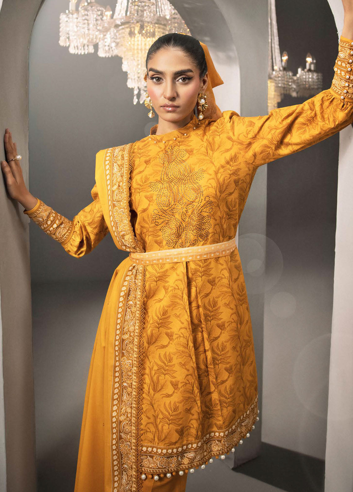 Gul Ahmed Unstitched Summer Collection 2024 Vol-2 DN 42035