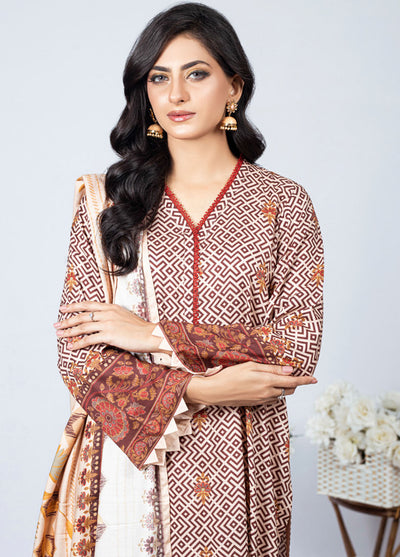 Gul Ahmed Winter Bloom Unstitched Collection 2023 Vol-3 WNS 32229 B