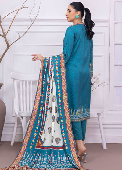 Gul Ahmed Winter Bloom Unstitched Collection 2023 Vol-3 WNS 32251 A