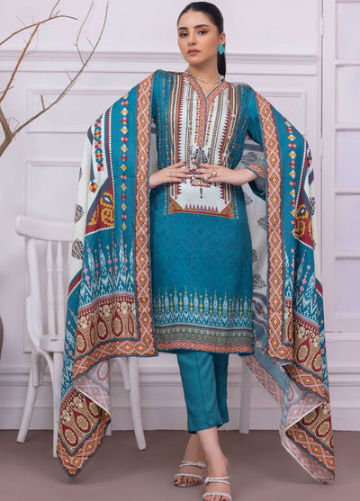 Gul Ahmed Winter Bloom Unstitched Collection 2023 Vol-3 WNS 32251 A