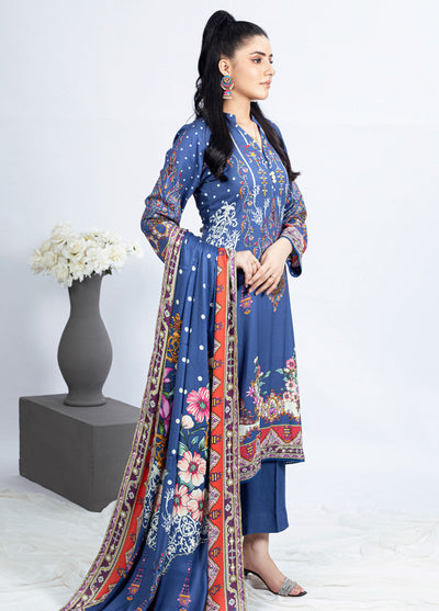 Gul Ahmed Winter Bloom Unstitched Collection 2023 Vol-3 WNS 32256 B