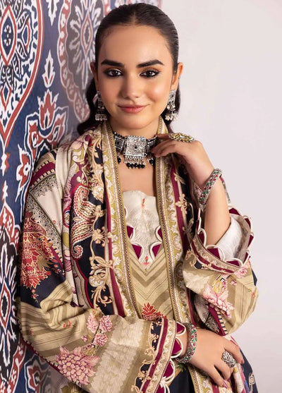 Gul Ahmed Winter Luxe Unstitched Collection 2023 Vol-01 K-32017