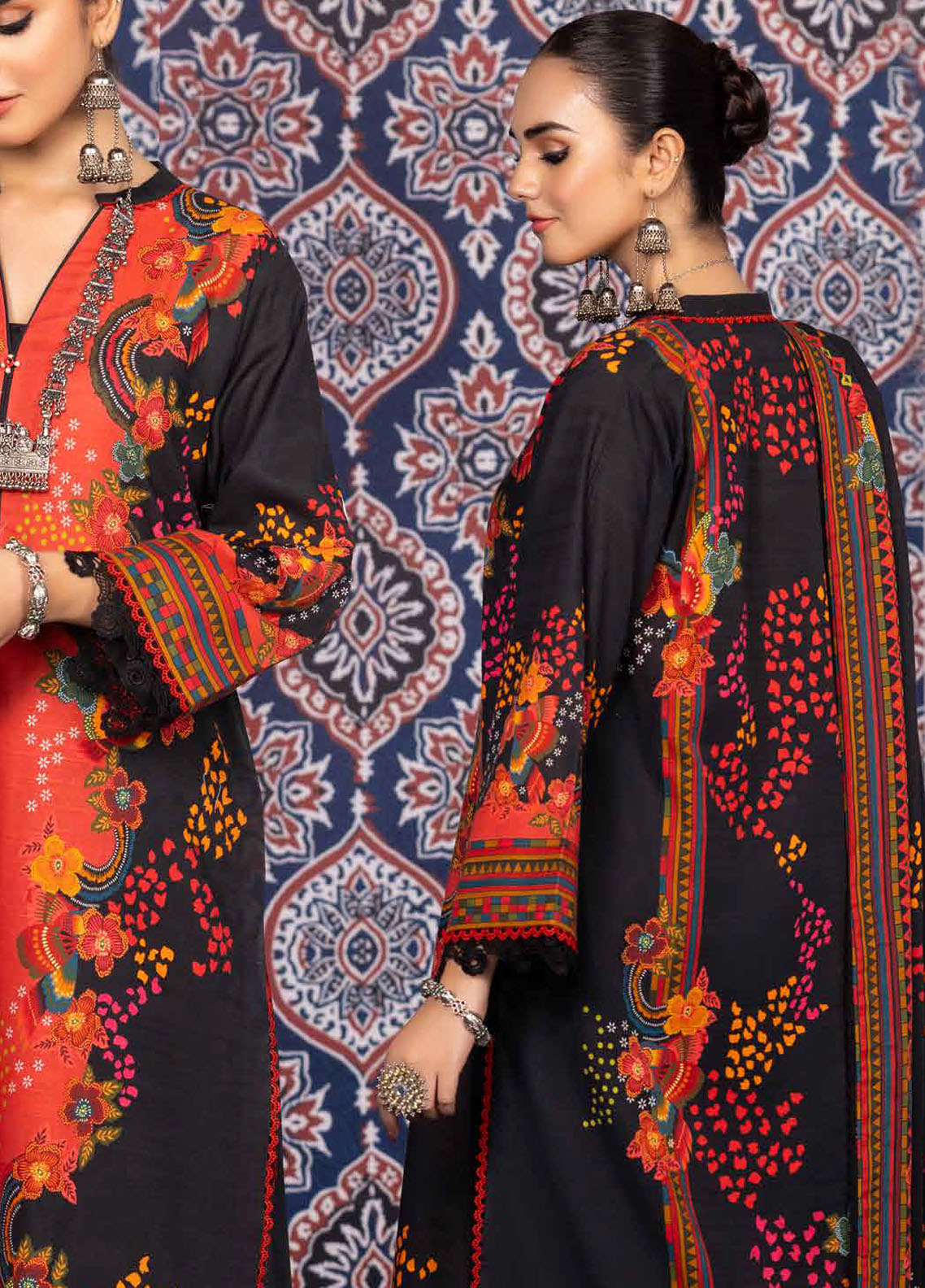 Gul Ahmed Winter Luxe Unstitched Collection 2023 Vol-01 K-32011