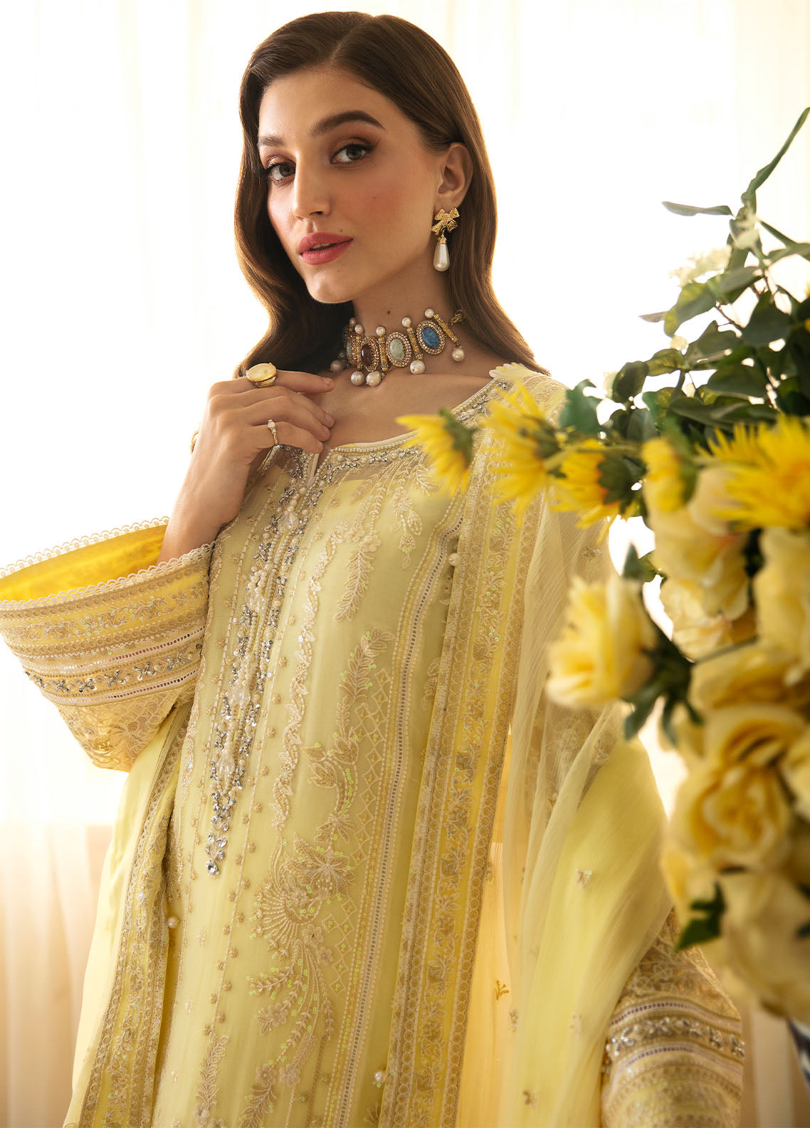 Gulaal Unstitched Embroidered Chiffon Luxury Collection 2024 GL-EC-24V2-07 Estrella