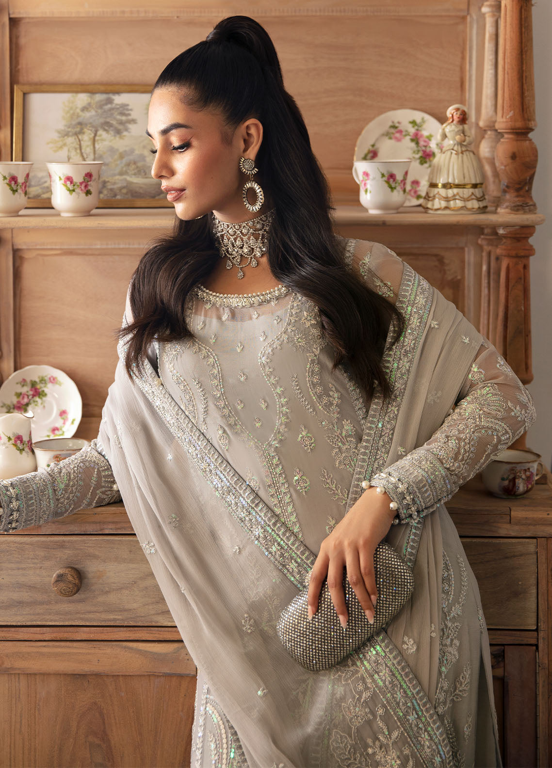 Gulaal Unstitched Embroidered Chiffon Luxury Collection 2024 GL-EC-24V2-08 Aubrey