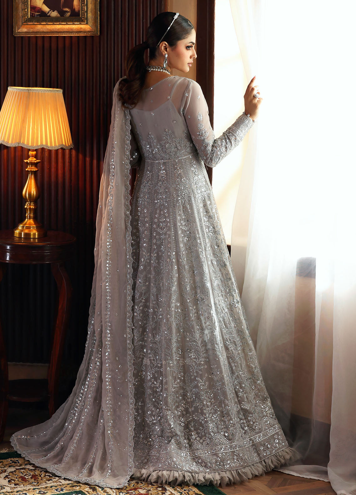 Gulaal Embroidered Chiffon Suits Unstitched 3 Piece GL25EU D-28 Sheyza