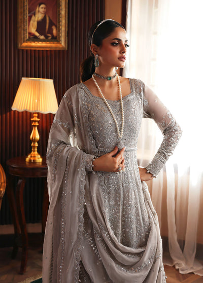 Gulaal Embroidered Chiffon Suits Unstitched 3 Piece GL25EU D-28 Sheyza