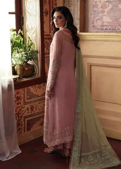 Gulaal Embroidered Chiffon Suits Unstitched 3 Piece GL25EU D-30 Layana