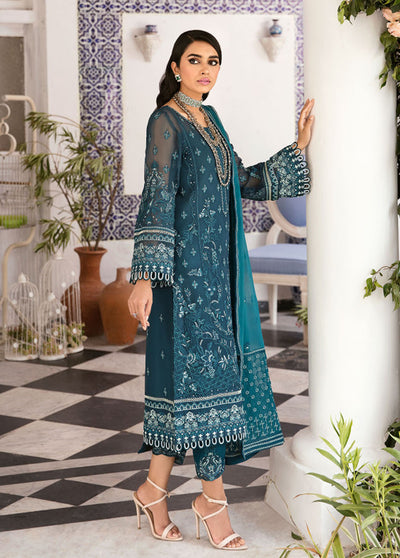 Gulaal Pret Embroidered Chiffon 4 Piece Suit GL23P GL-EP23V1-12 Reyah