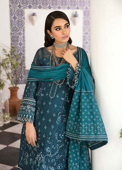 Gulaal Pret Embroidered Chiffon 4 Piece Suit GL23P GL-EP23V1-12 Reyah