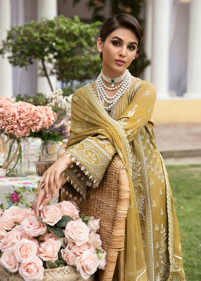 Gulaal Pret Embroidered Khaadi Net 3 Piece Suit GL23P GL-EP23V1-13 Nisa