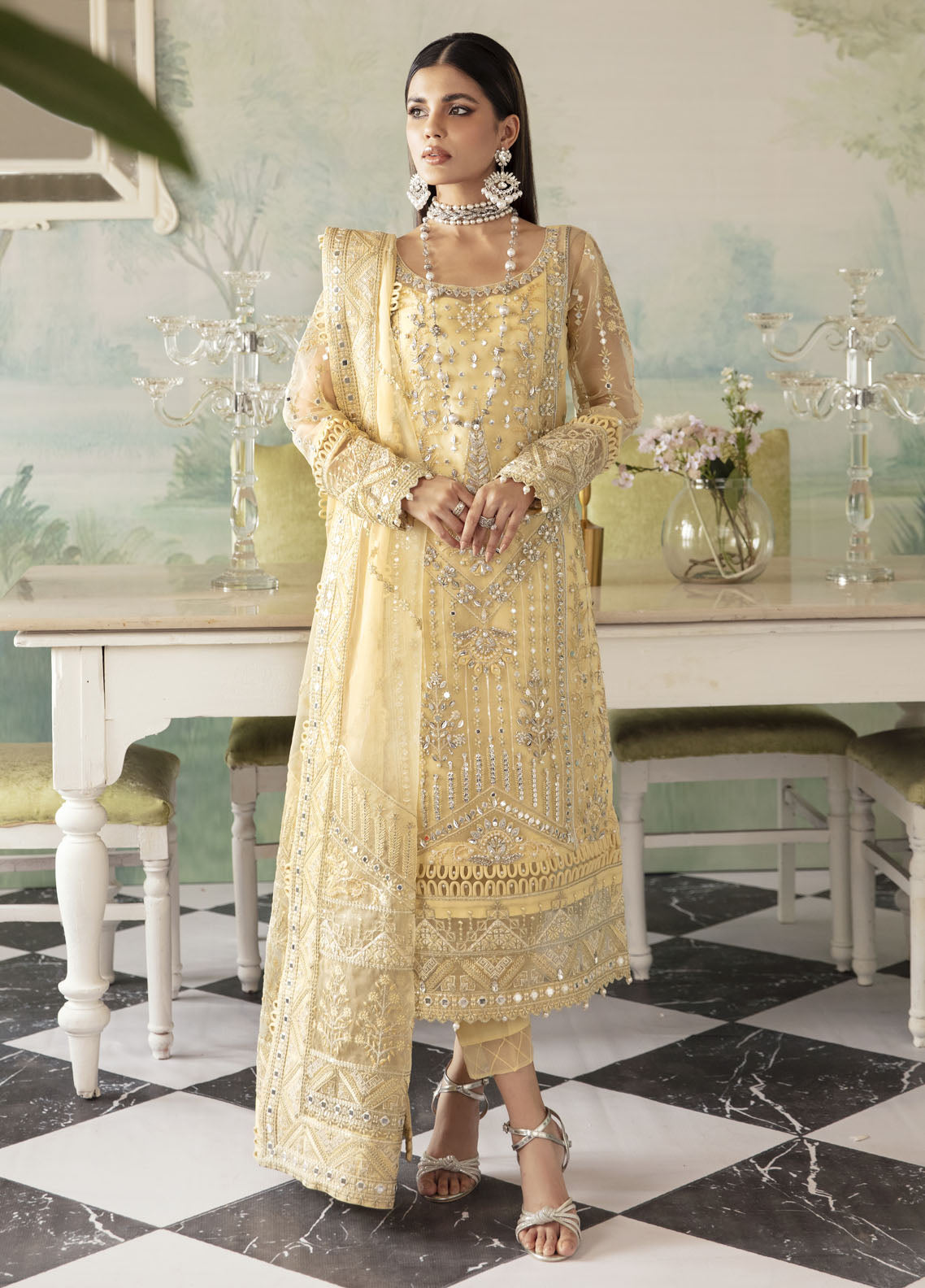 Gulaal Pret Luxury Organza 4 Piece Suit GL-LP-V2-10 Aniya