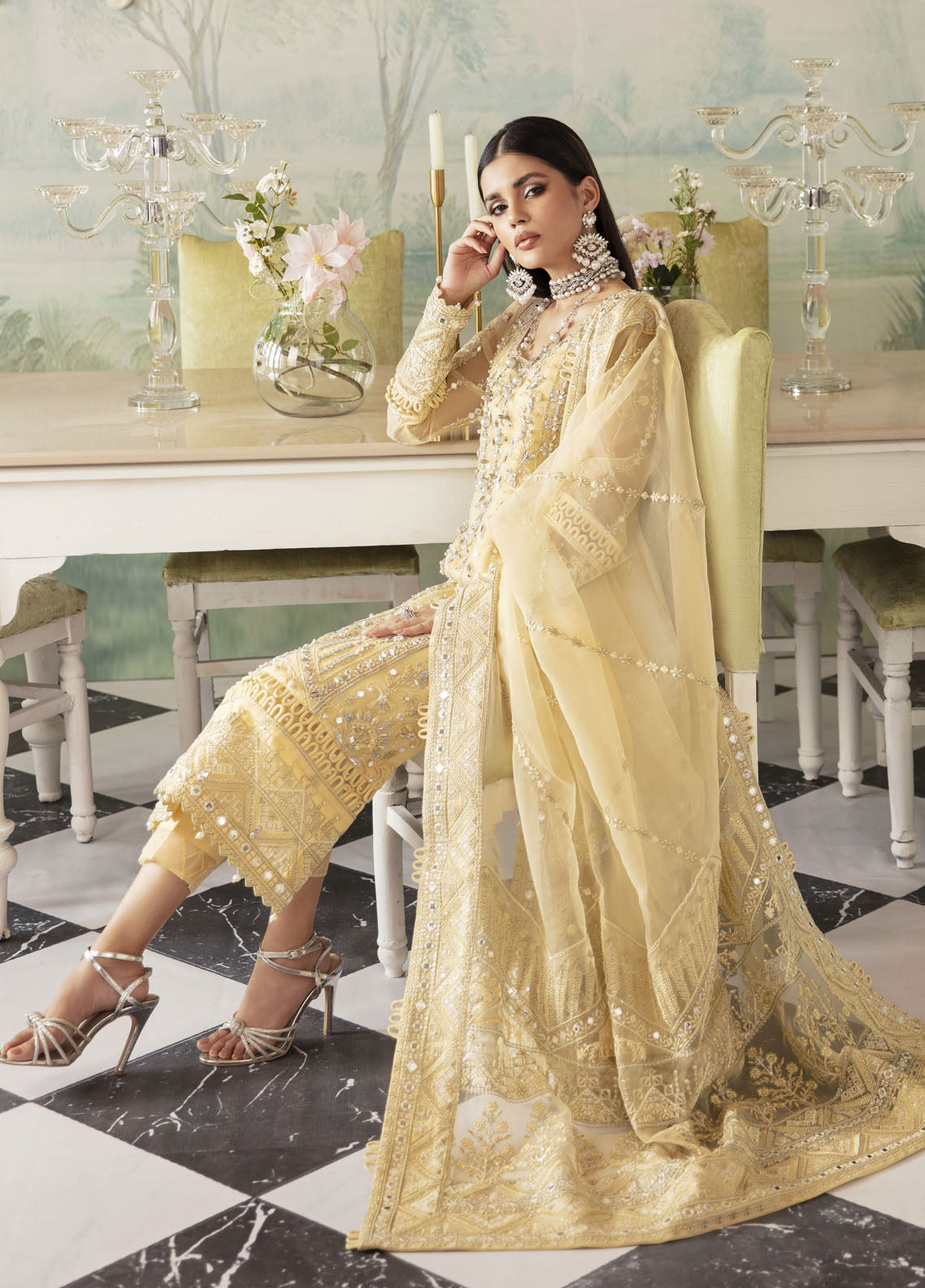 Gulaal Pret Luxury Organza 4 Piece Suit GL-LP-V2-10 Aniya