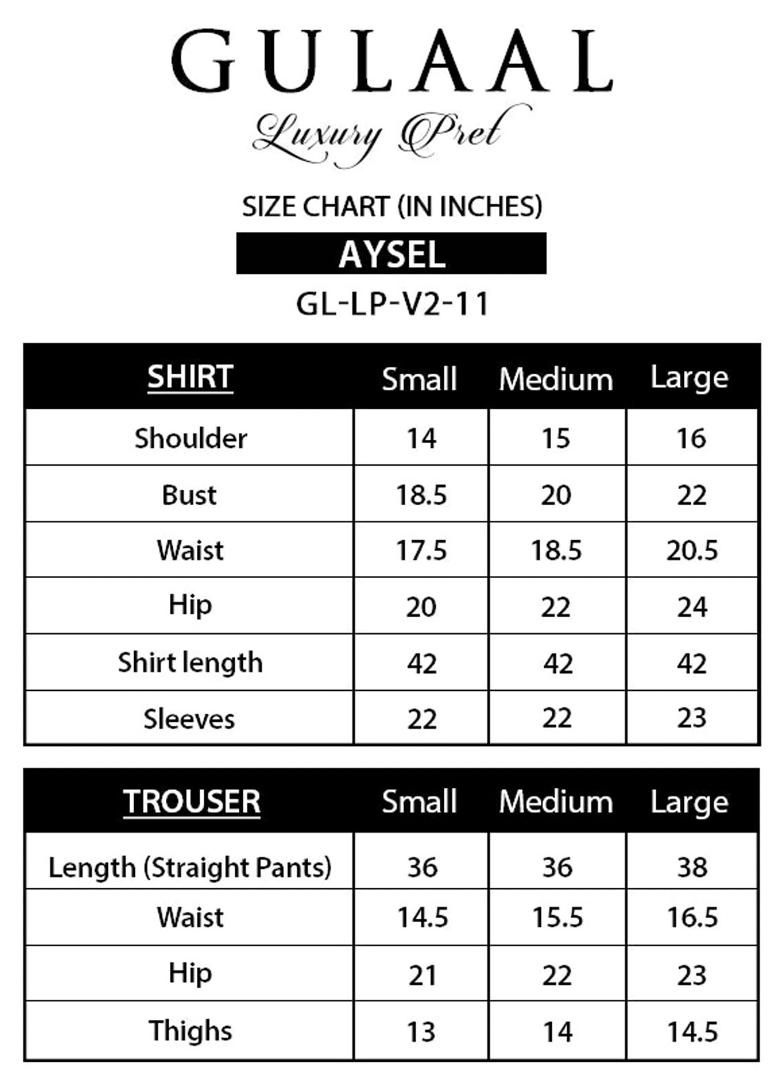 Gulaal Pret Luxury Organza 4 Piece Suit GL-LP-V2-11 Ayzel