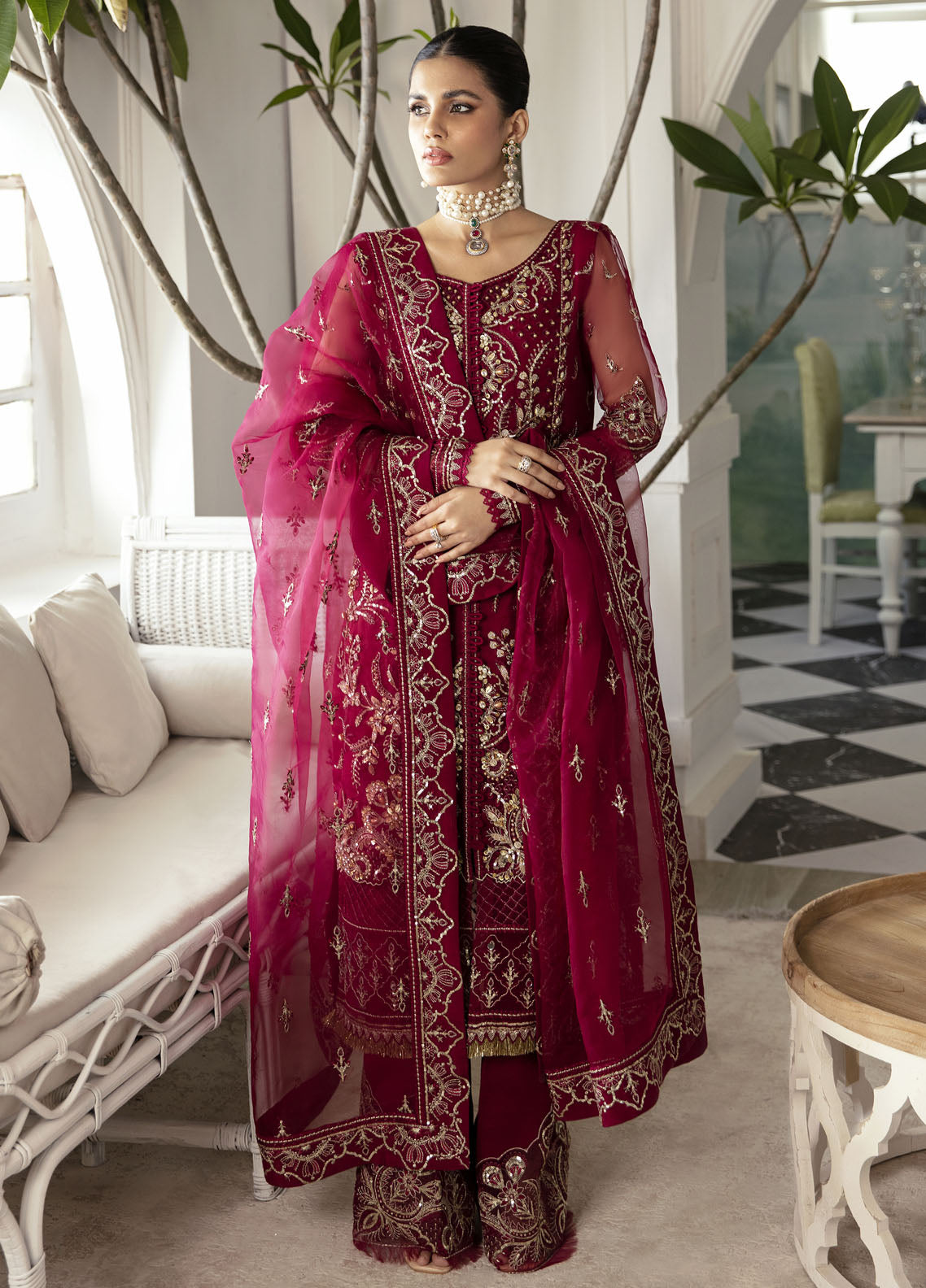 Gulaal Pret Luxury Organza 4 Piece Suit GL-LP-V2-16 Samara