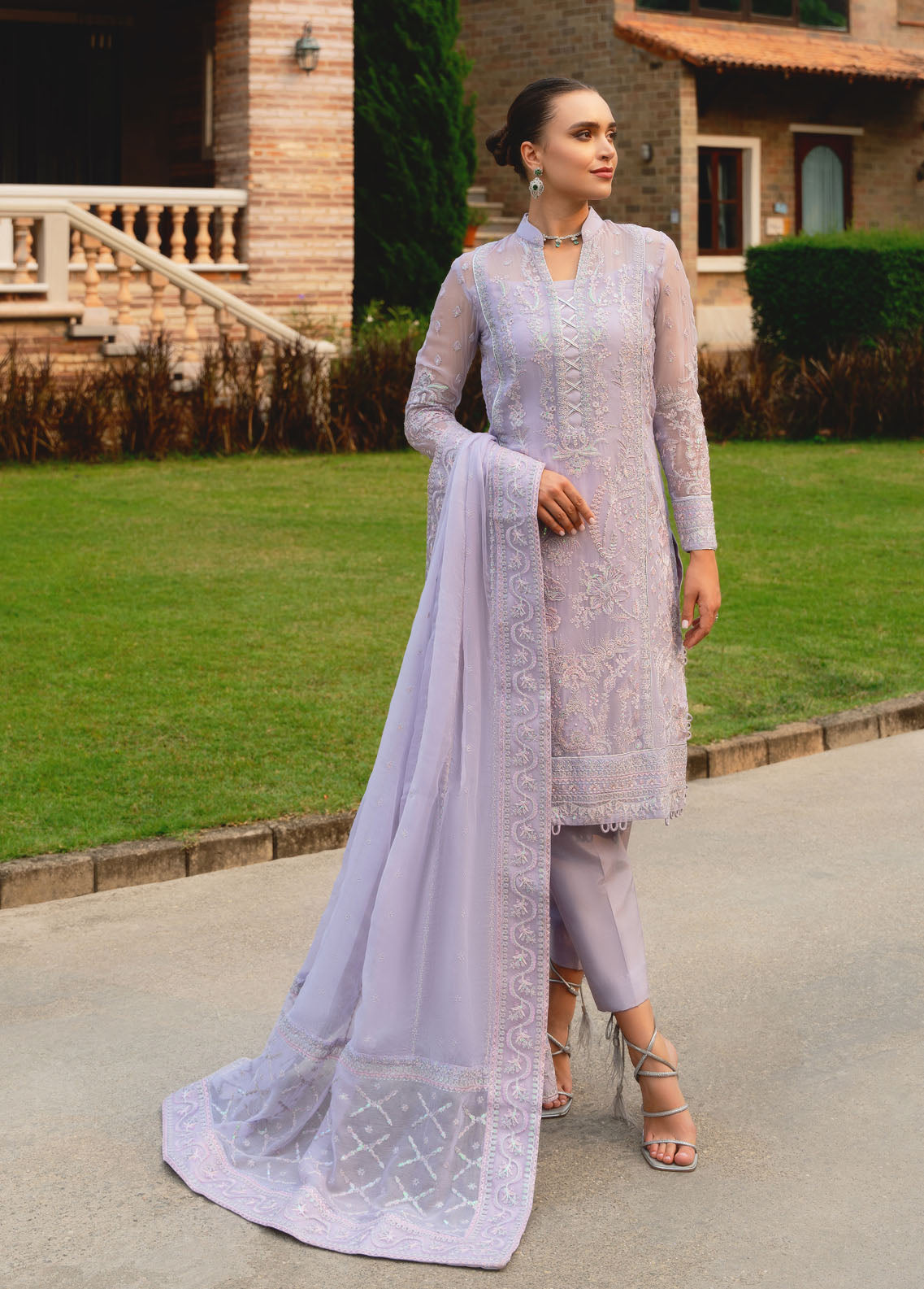 Gulaal Pret Embroidered 3 Piece Suit EP-19 Ariya