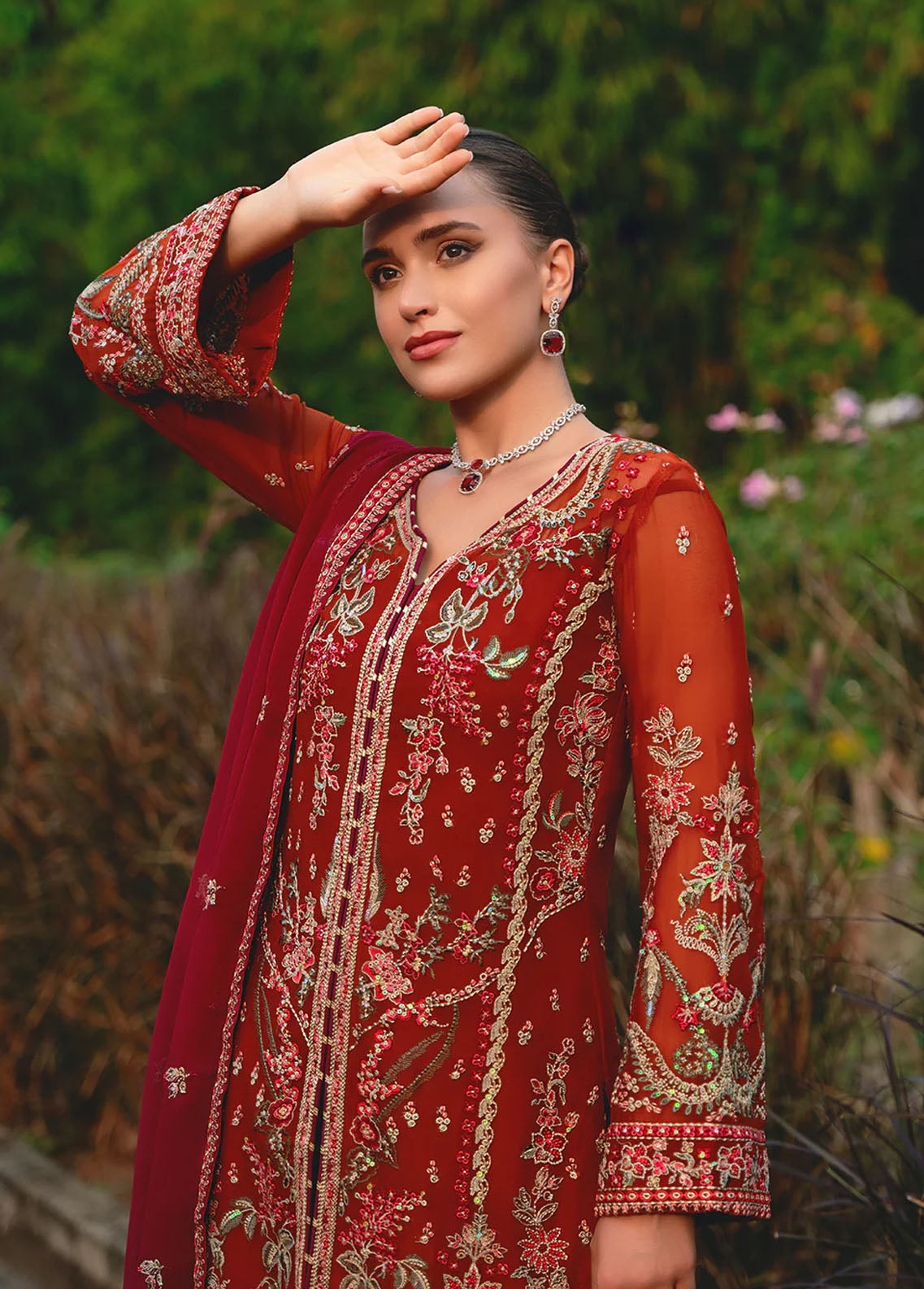Gulaal Pret Embroidered 3 Piece Suit EP-22 Athena