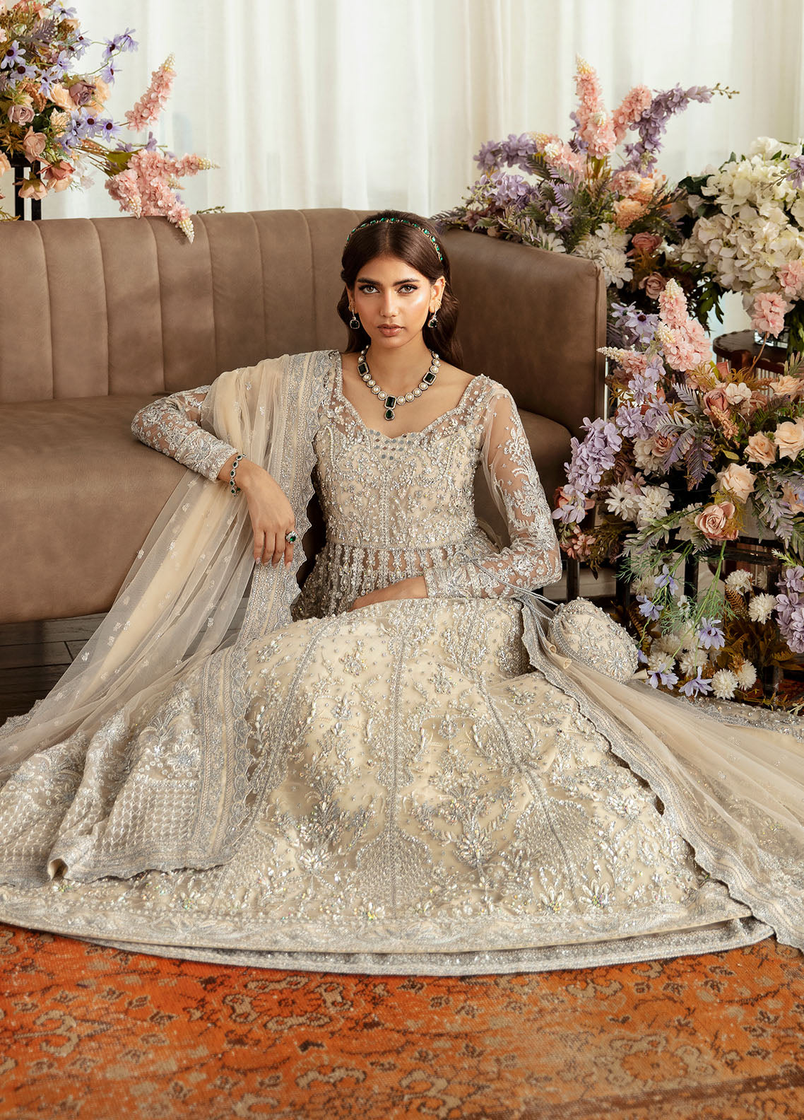 Gulaal Pret Embroidered Net 3 Piece Suit LP-29 Siara