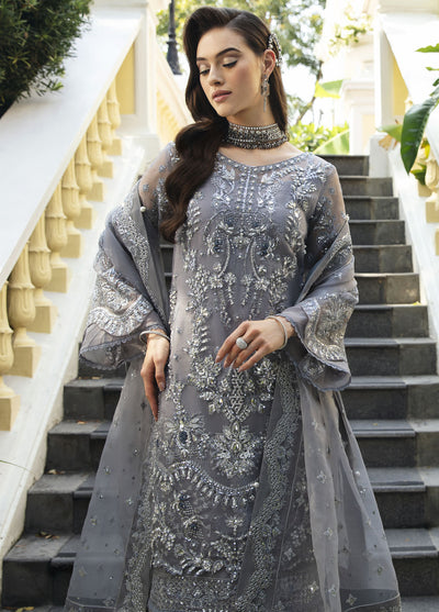 Gulaal Pret Embroidered Organza 4 Piece Suit GL-LP-24V1-25 Aviana