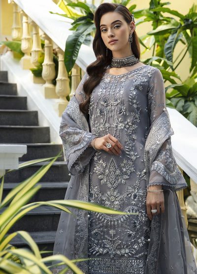 Gulaal Pret Embroidered Organza 4 Piece Suit GL-LP-24V1-25 Aviana