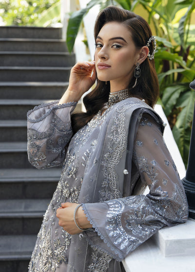 Gulaal Pret Embroidered Organza 4 Piece Suit GL-LP-24V1-25 Aviana