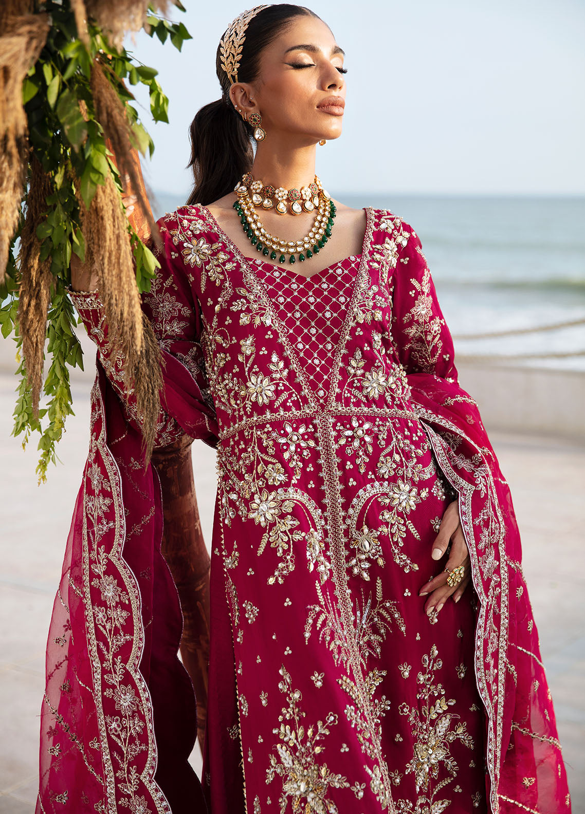 Gulaal Pret Embroidered Silk 3 Piece Suit LP-30 Celia