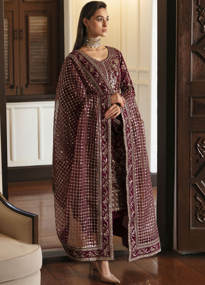 Gulaal Pret Embroidered Viscose 3 Piece Suit GL-LP-24V1-20 Valentina