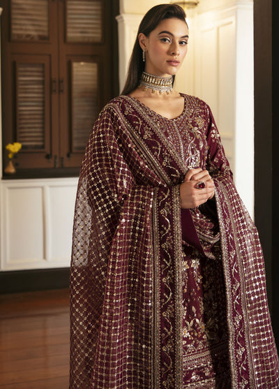 Gulaal Pret Embroidered Viscose 3 Piece Suit GL-LP-24V1-20 Valentina