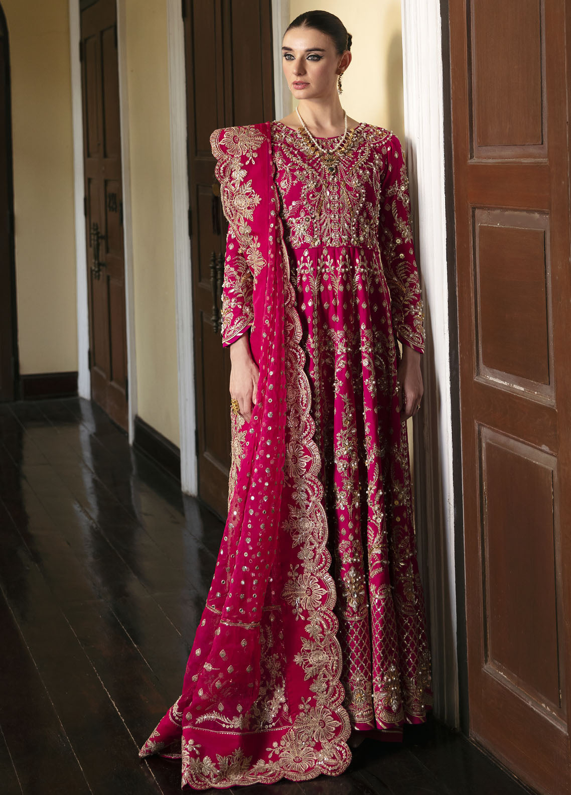 Gulaal Pret Embroidered Viscose 3 Piece Suit GL-LP-24V1-21 Rochelle